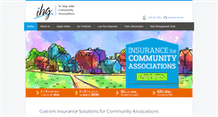 Desktop Screenshot of ihginsurance.com
